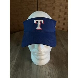 Texas‎ Rangers TeamMLB Visor Adjustable OSFM Hook and Loop OC Sports VGC!
